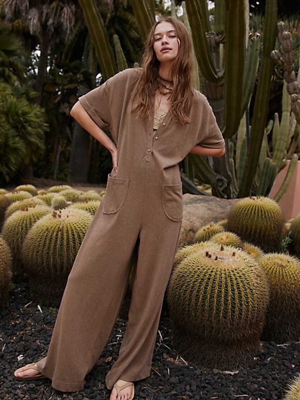 Free People Beach - My Go To Jumpsuit Sz XS-M